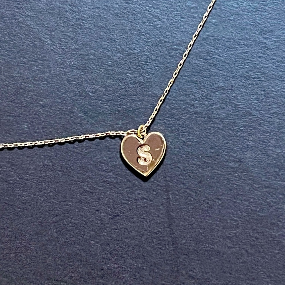 Kate Spade Initial Here S pendant, Rose Gold